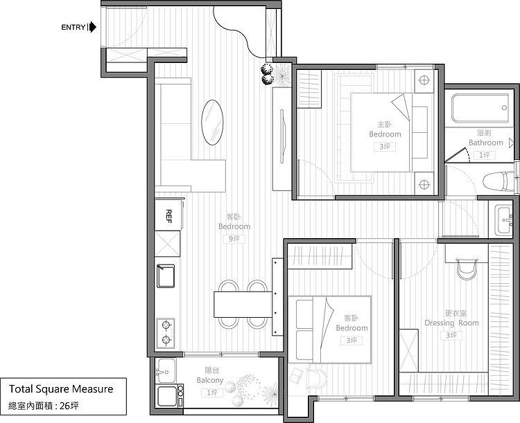 The Wonderland Apartment by House Design Studio