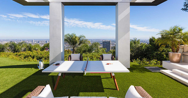 House in Beverly Hills by Ferrugio Design + Associates