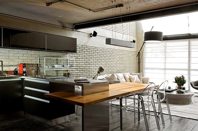 Industrial Loft by Diego Revollo Arquitetura