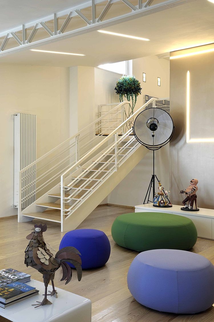 Loft in Rome by Angelo Luigi Tartaglia