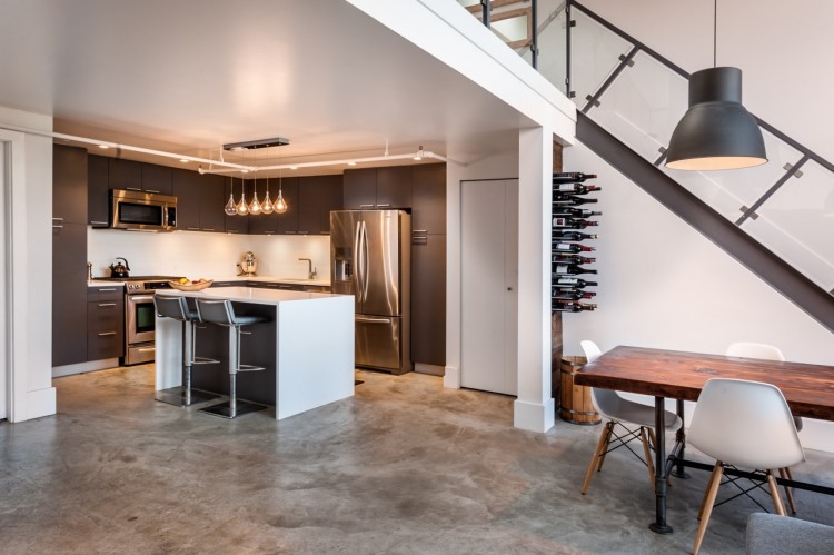 kitchen and table