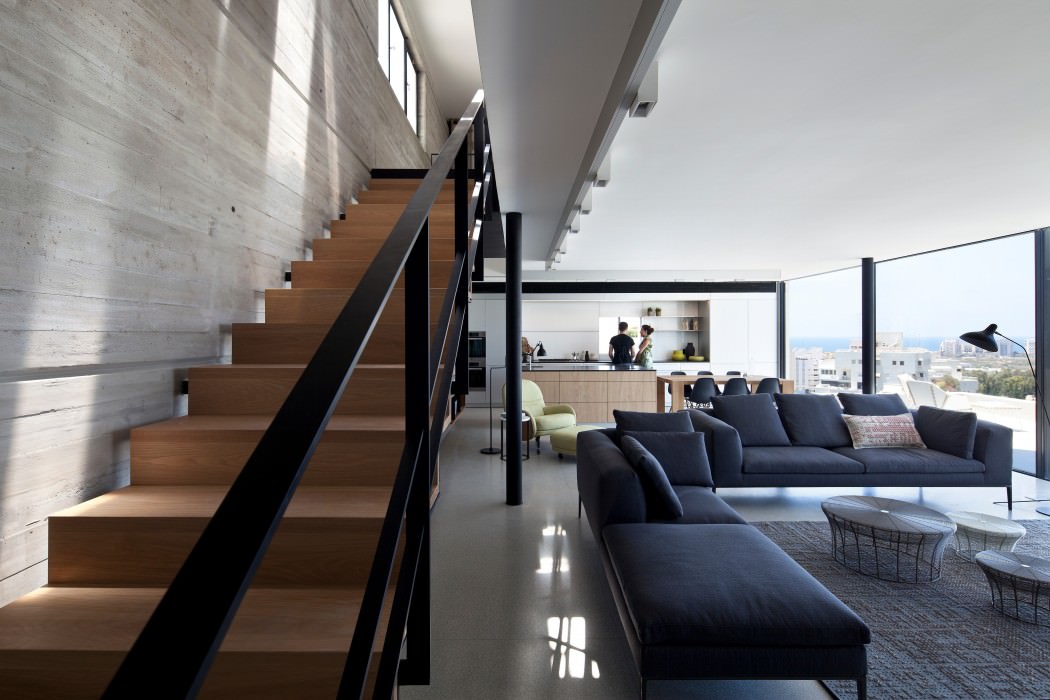 Y Duplex Penthouse by Pitsou Kedem Architects - 5