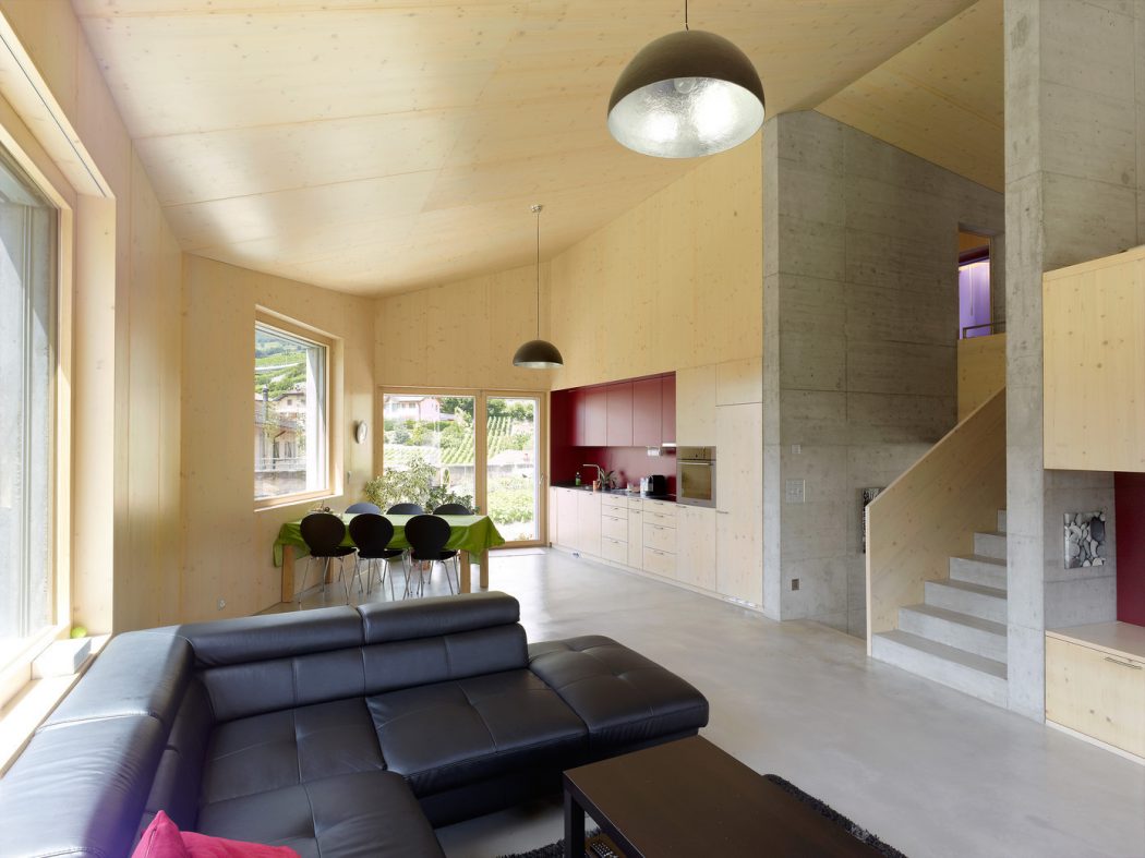 Métrailler House by Savioz Fabrizzi - 2