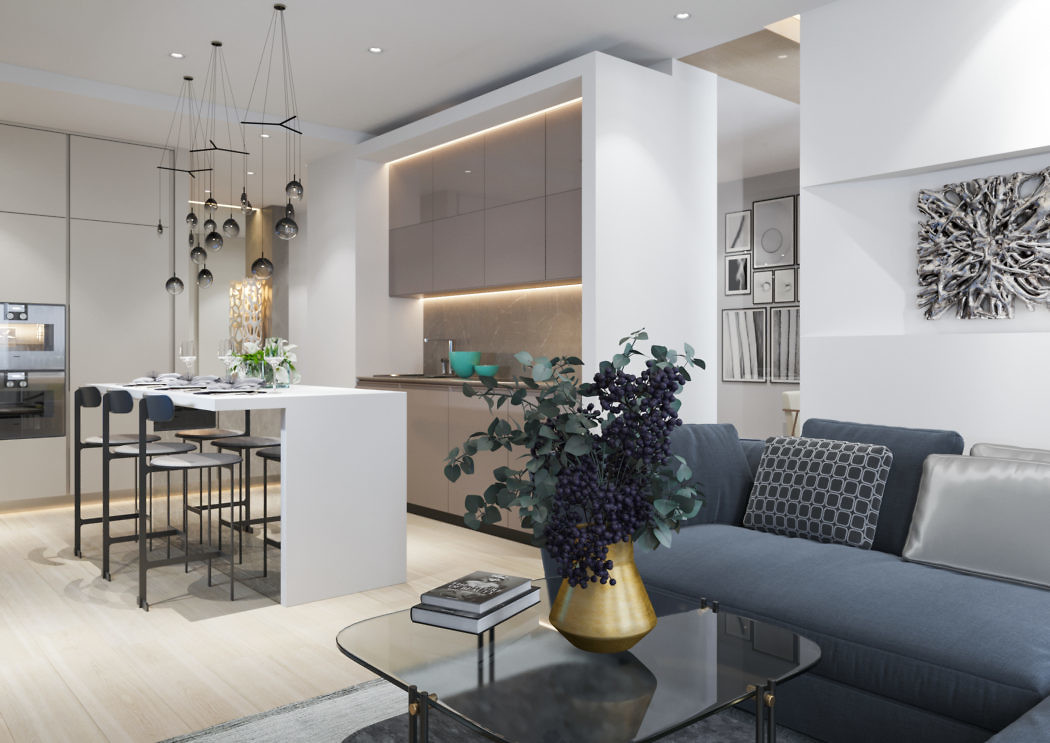 Apartment in Moscow by Shamsudin Kerimov Architects - 1