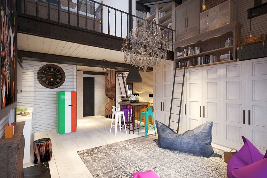 Manhattan Loft in Moscow by INRE - 2