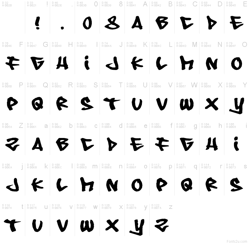 08 Underground font