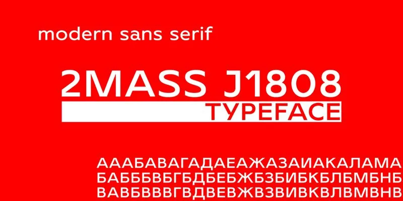 2massj1808 Normal Font