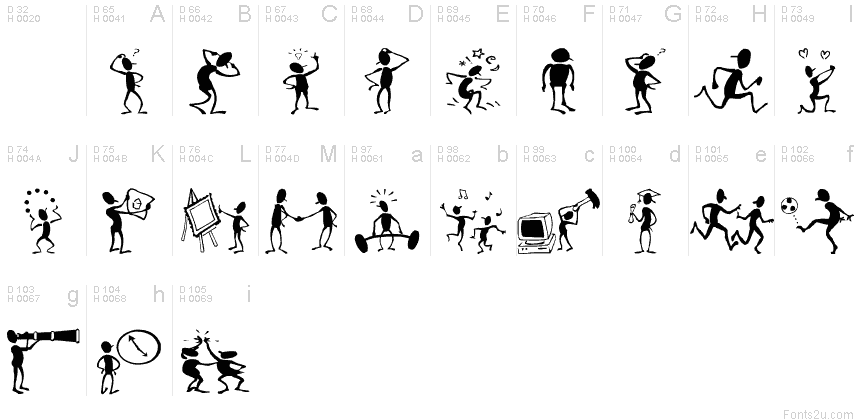 Basic Latin - charmap