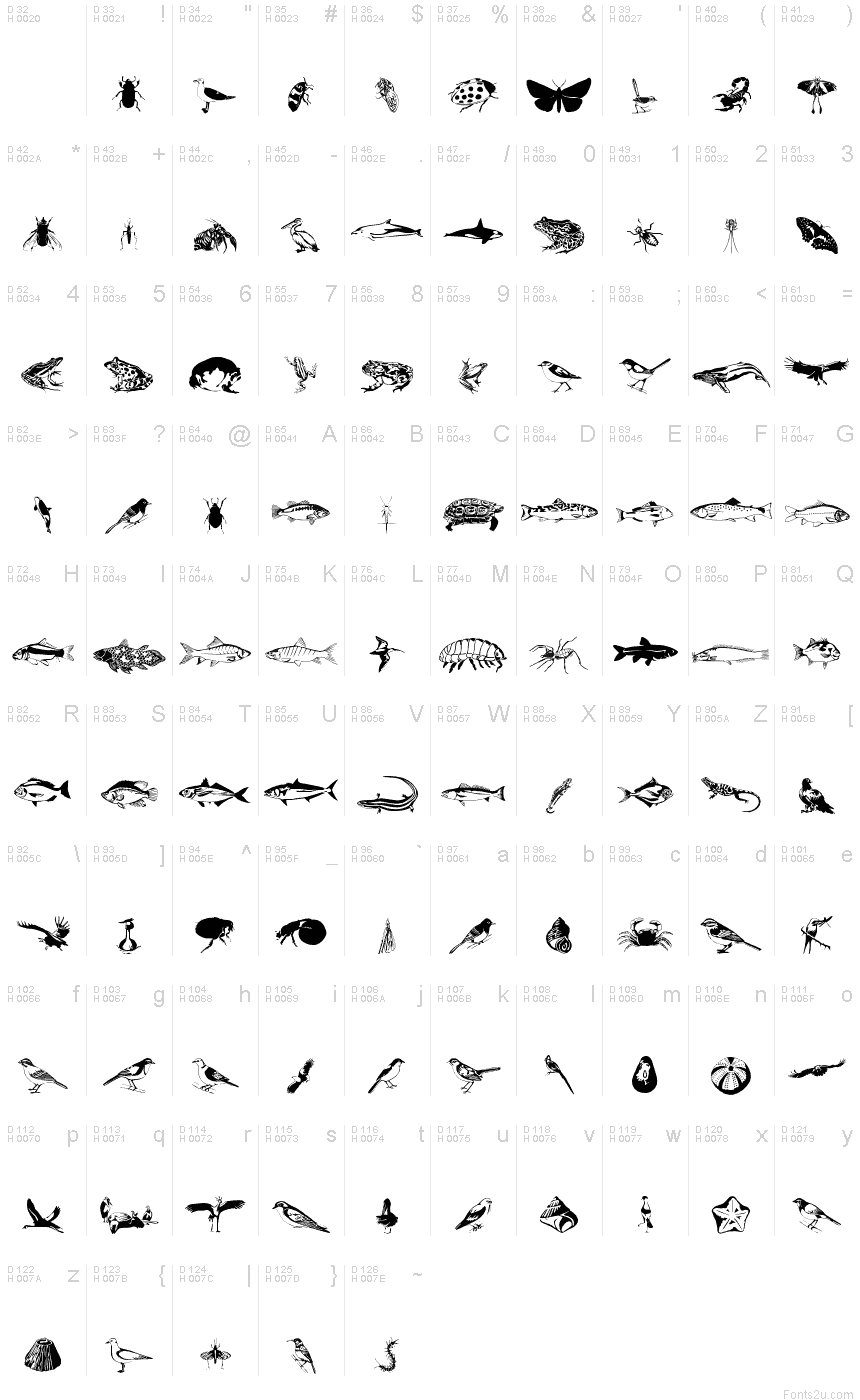 Afrika Safari F Gogga Font