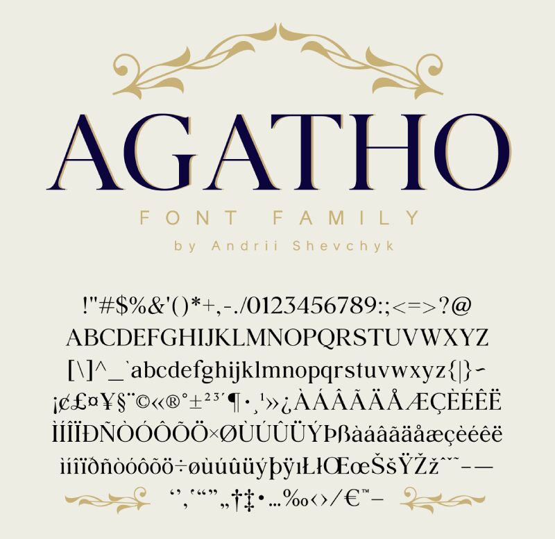 Agatholight Font