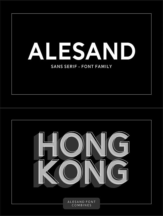 Alesand Regular Font