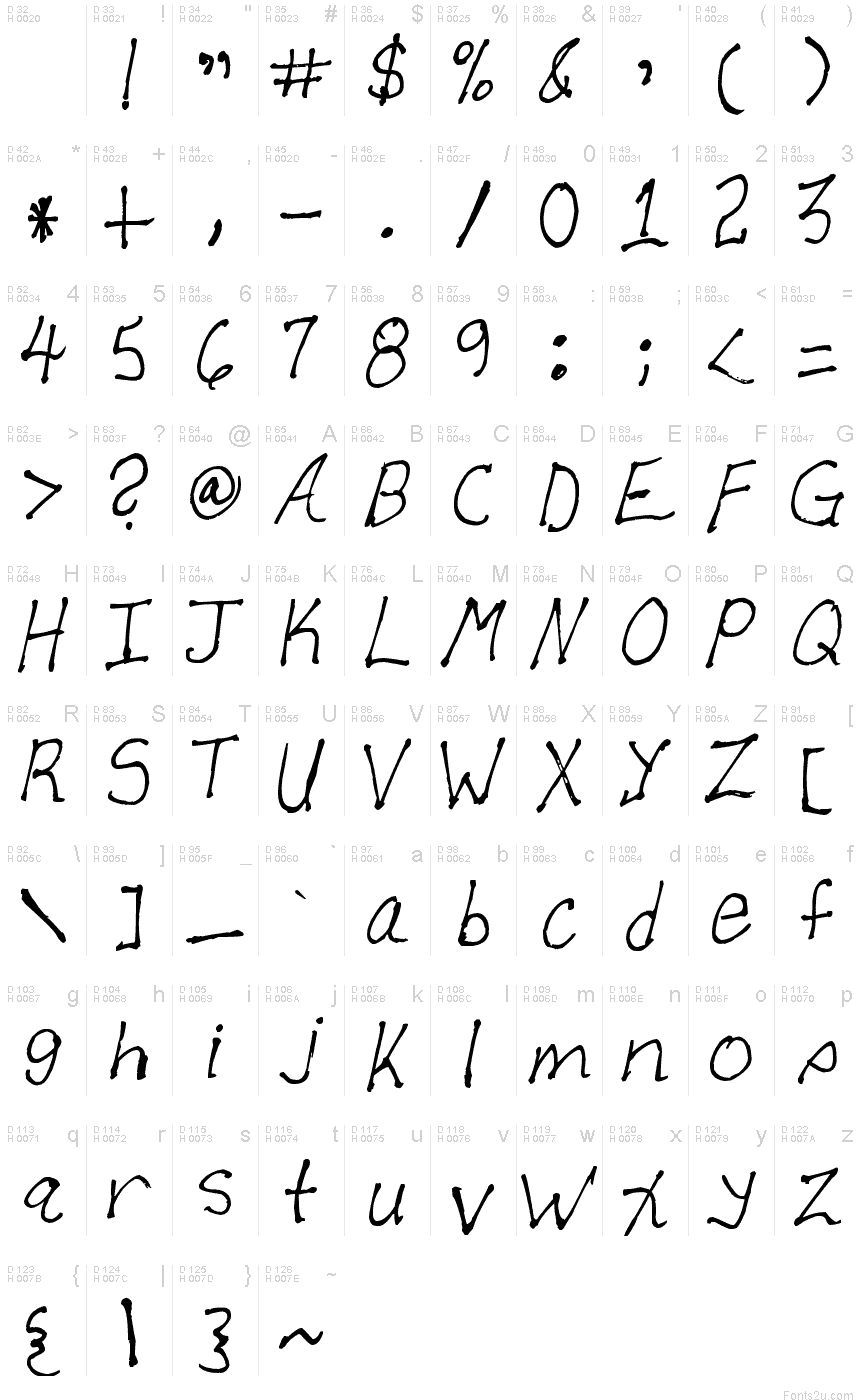 Allen font