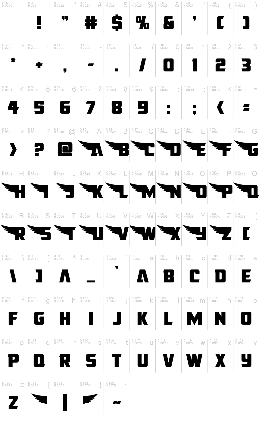 American Kestrel Straight Font