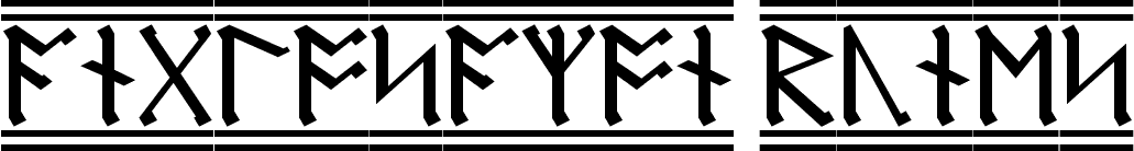 AngloSaxon Runes 2 font