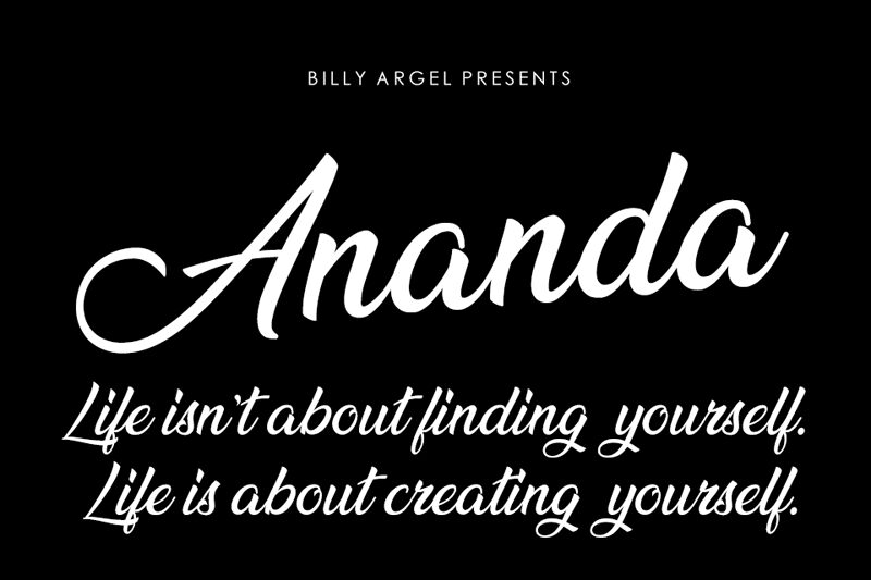 Ananda Black Font