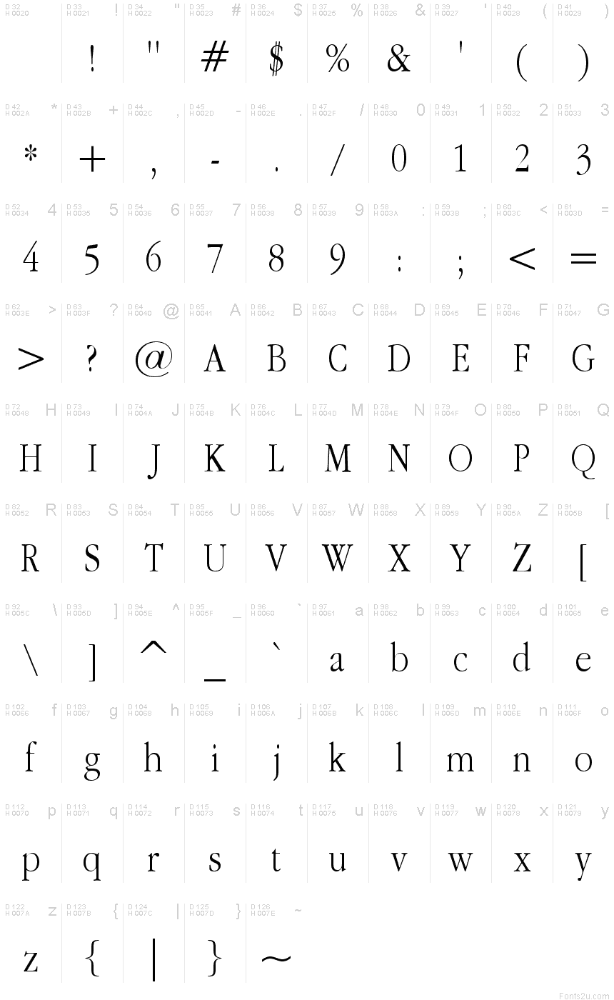 garamond font for mac