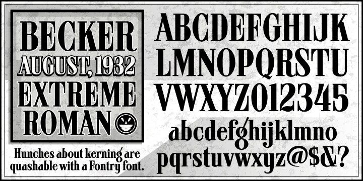 Arb 08 Extreme Roman Aug 32 Cas Normal Font