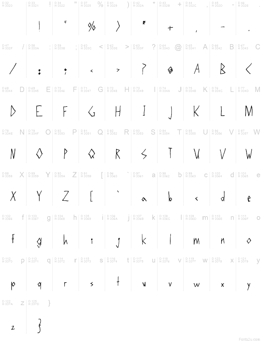 Boxy font