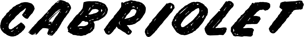 CABRIOLET font