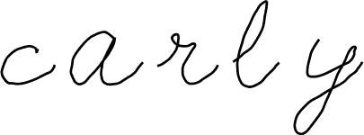 carly cursive font