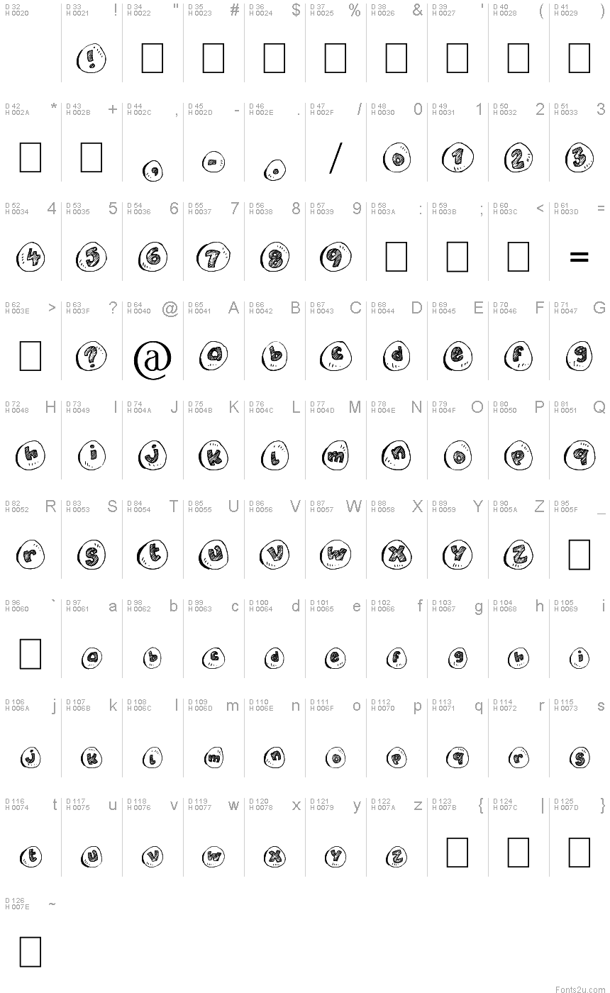 cailloux font