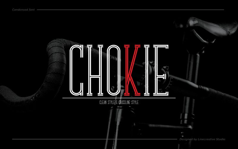 Chokie Crossline Style Font