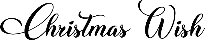 Christmas Wish Calligraphy Calligraphy Font