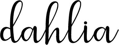 dahliascript font