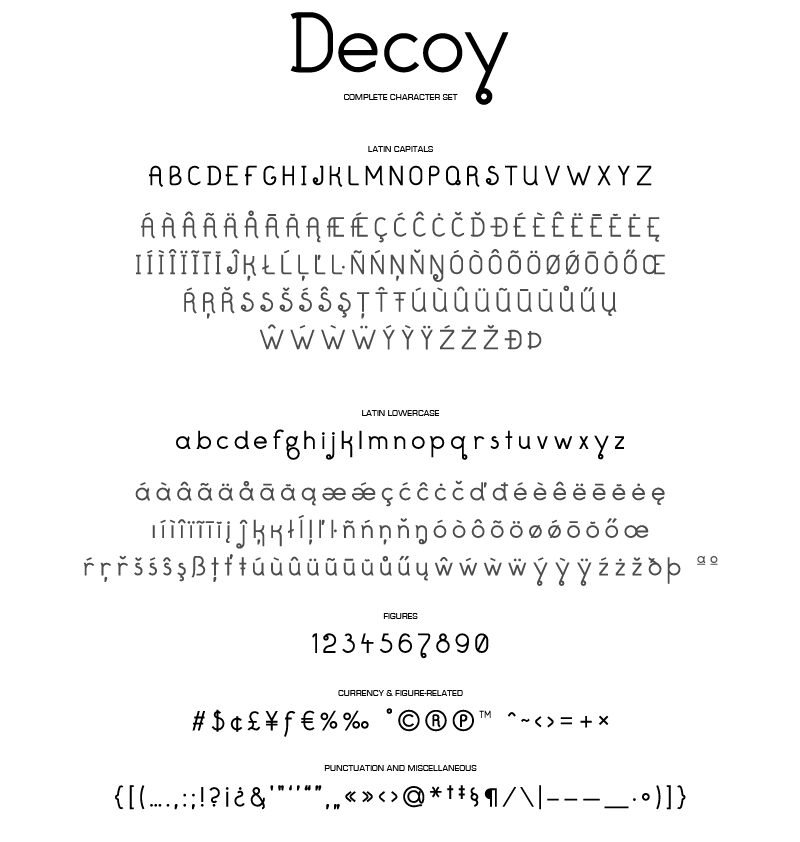 Decoy Regular Font