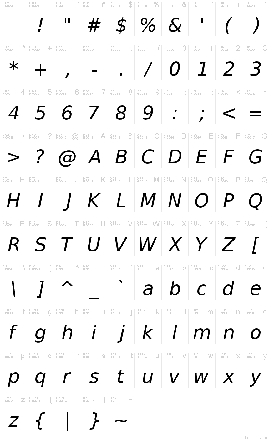 Univers Font Univers Font