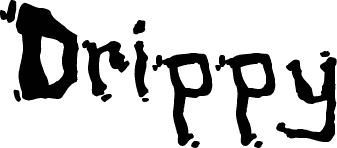 Drippy font