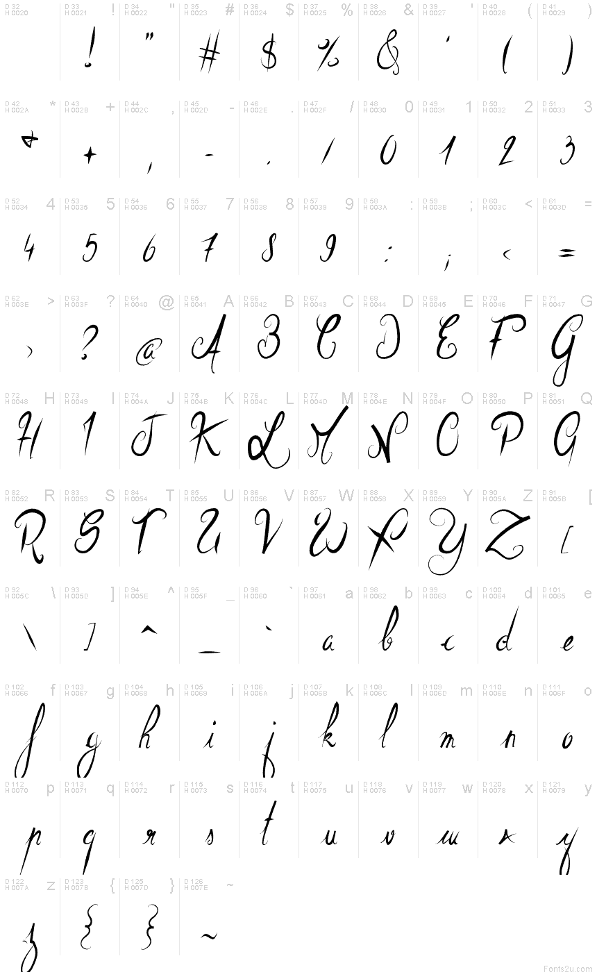 ElegantDragonRegular font