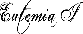 eutemia i italic font