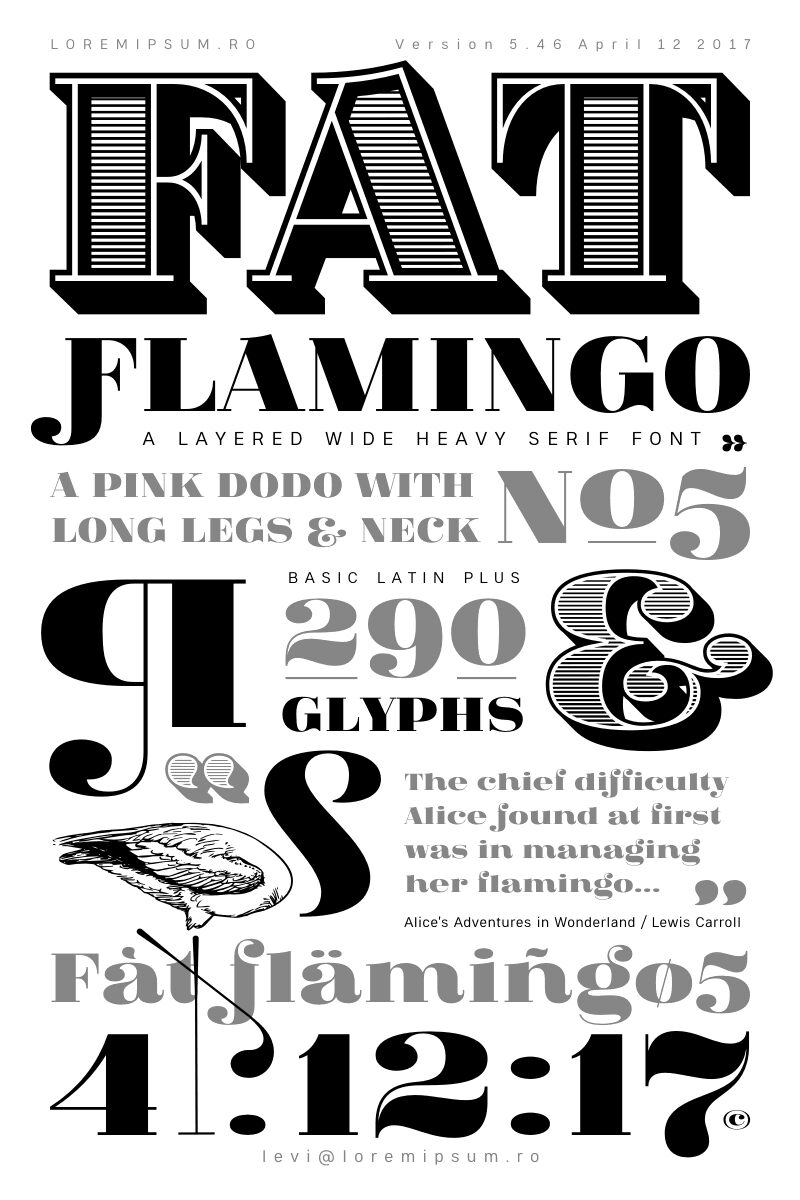 Fat Flamingo5 フォント