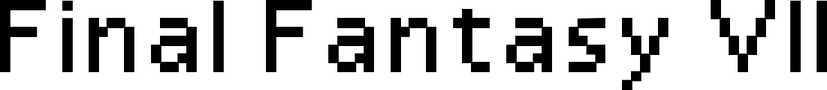 Final Fantasy Script Collection Final Fantasy Vii Font