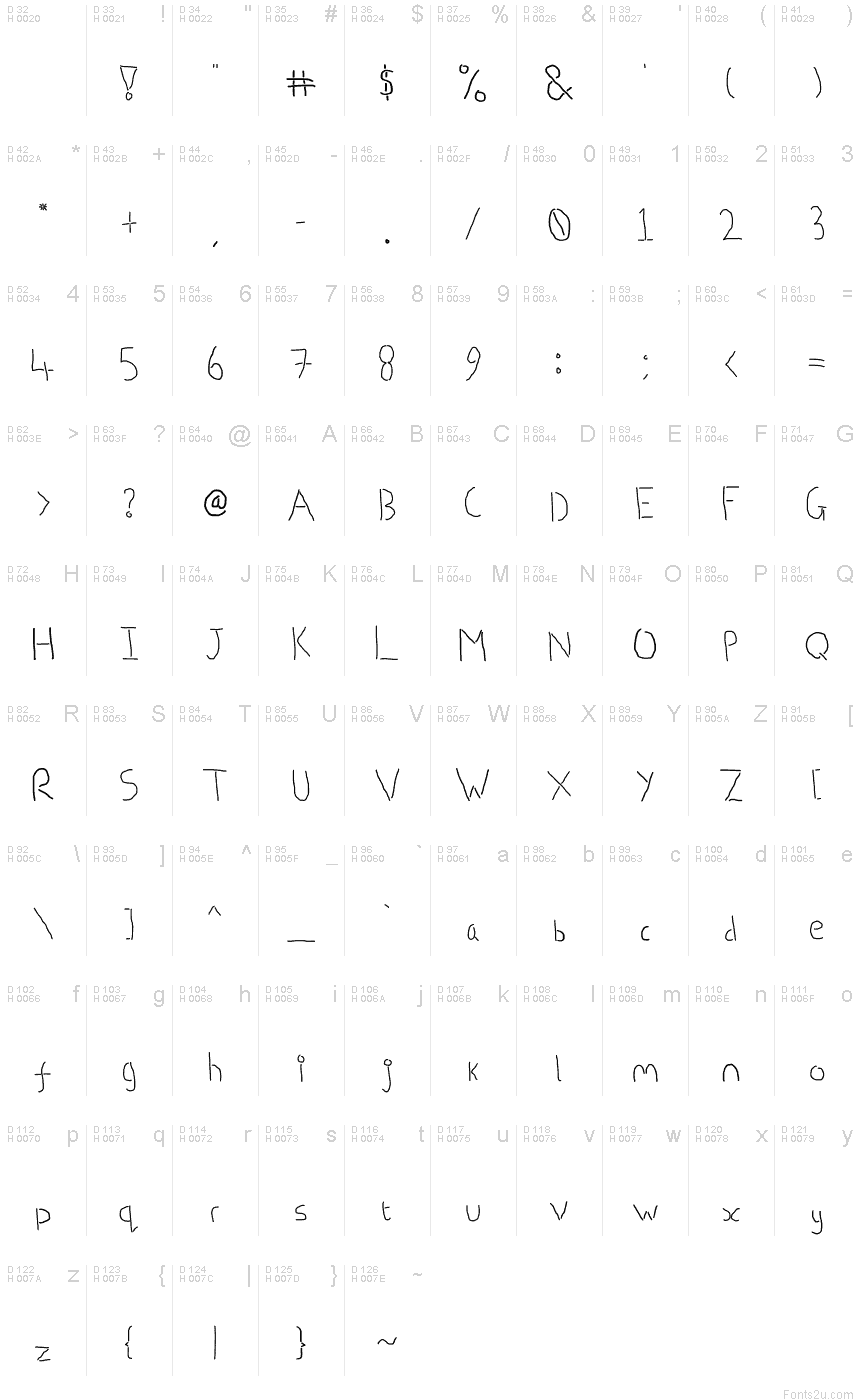 tally text light 1 font