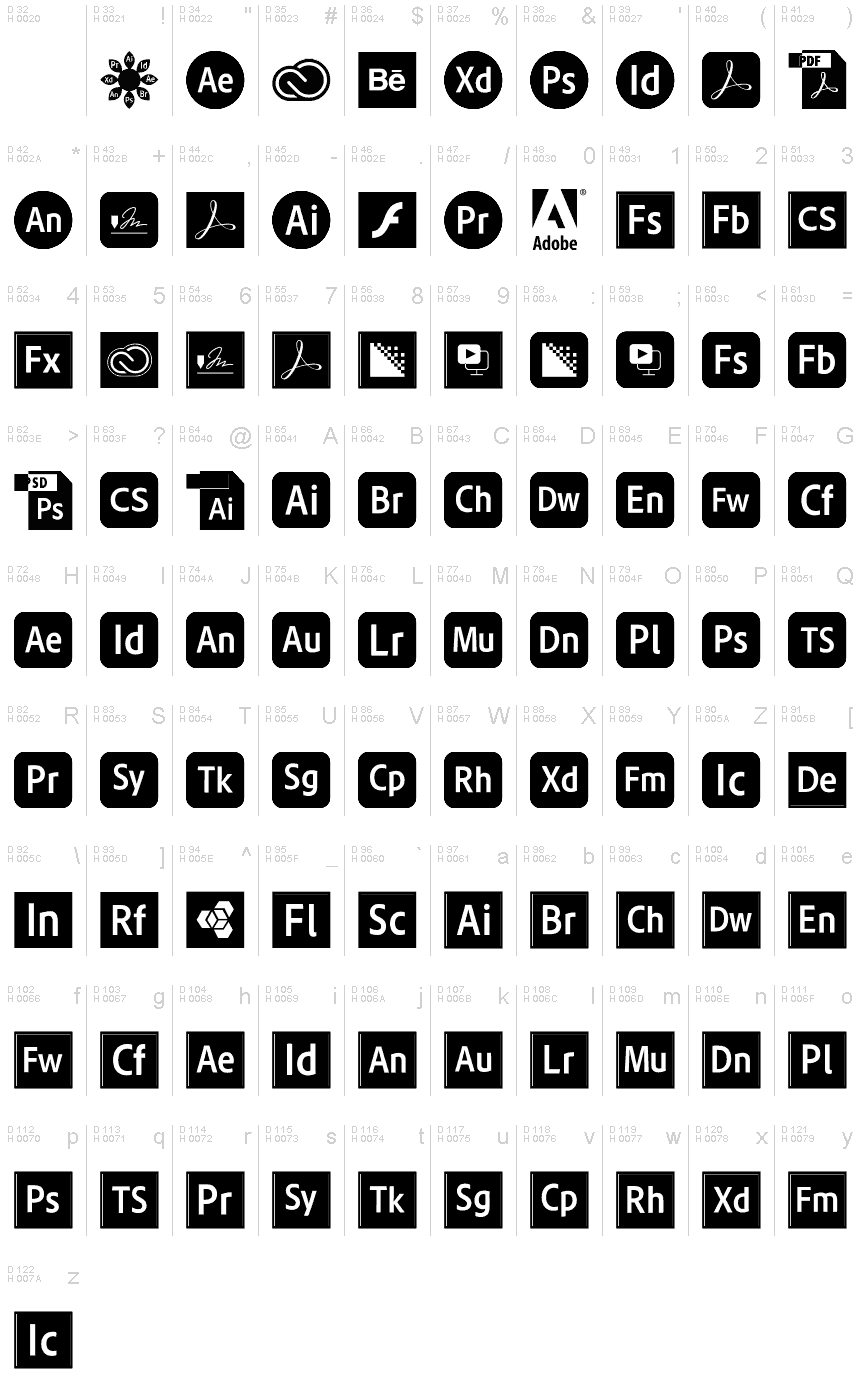 Download Font Adobe Color Font SVG Cut Files