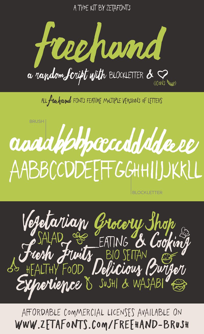 Freehand Blockletter Bold Font