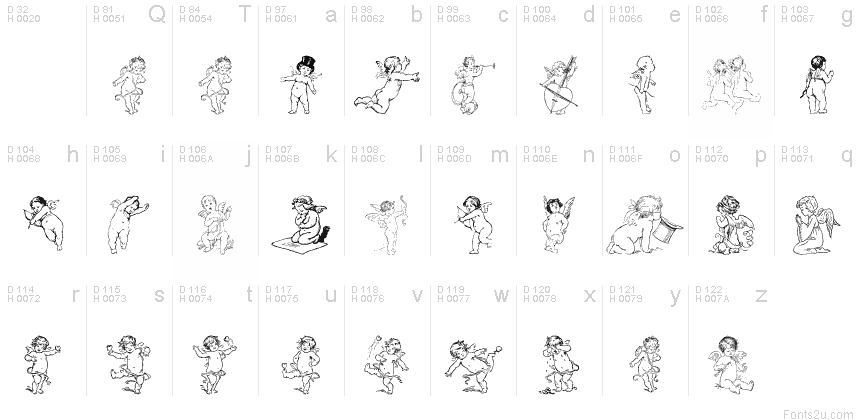 Basic Latin - charmap