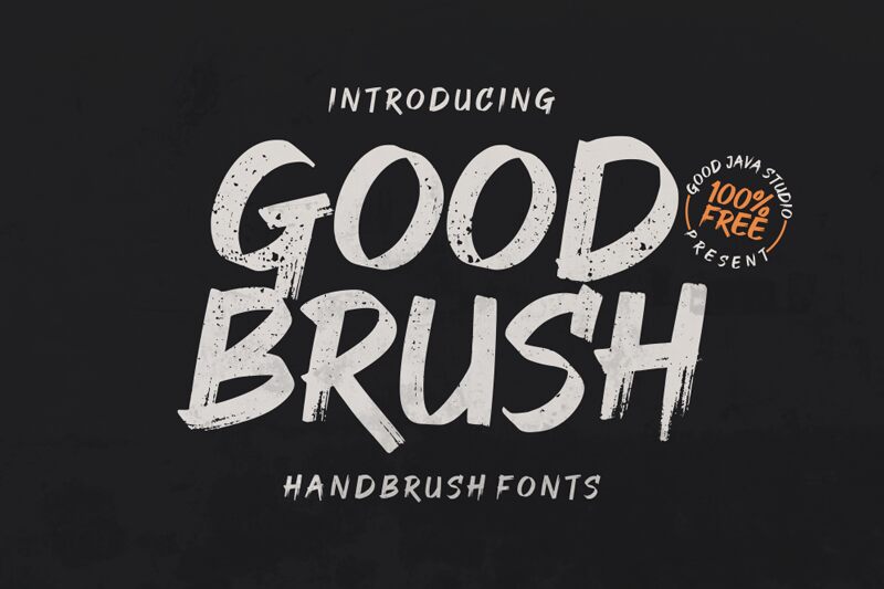 Goodbrush Font