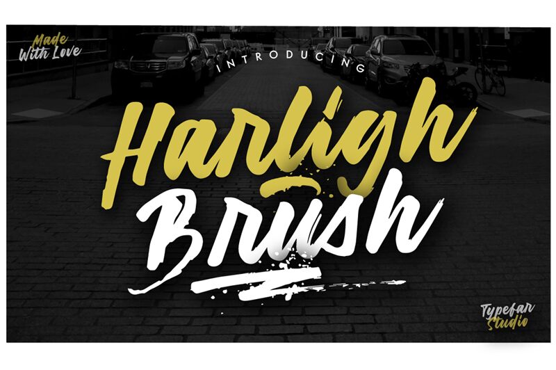 Harligh Brush Font