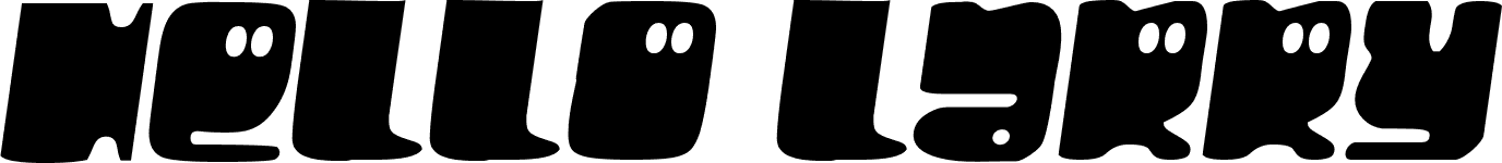 Hello Larry font