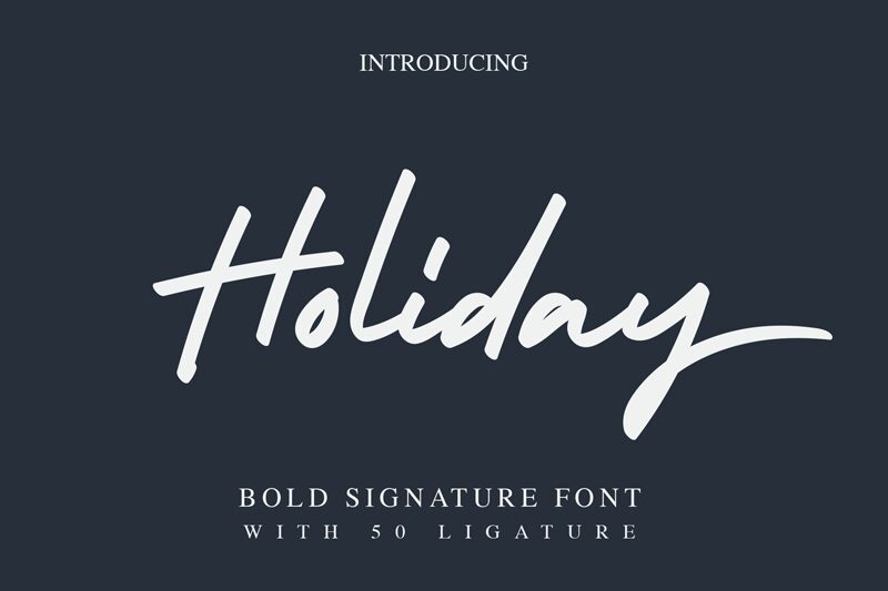 Holidayfree Font
