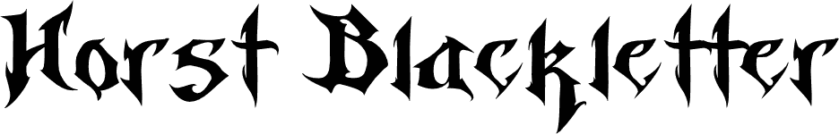 Download Horst Blackletter Demo Font Yellowimages Mockups