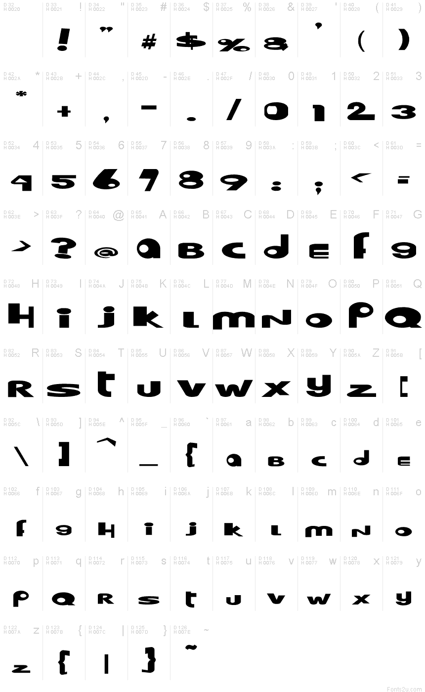 Hooper dooper font