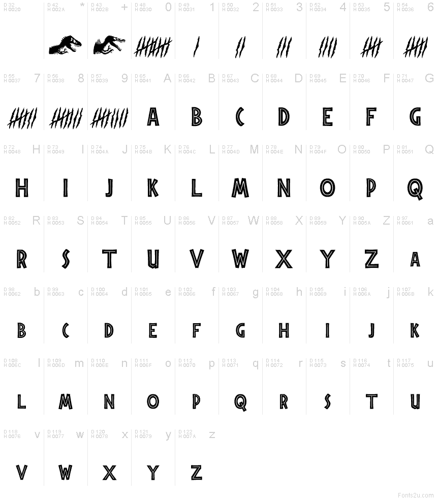 Jurassic World Font Dafont - Jurassic Park Font Free Download Mac Tixever
