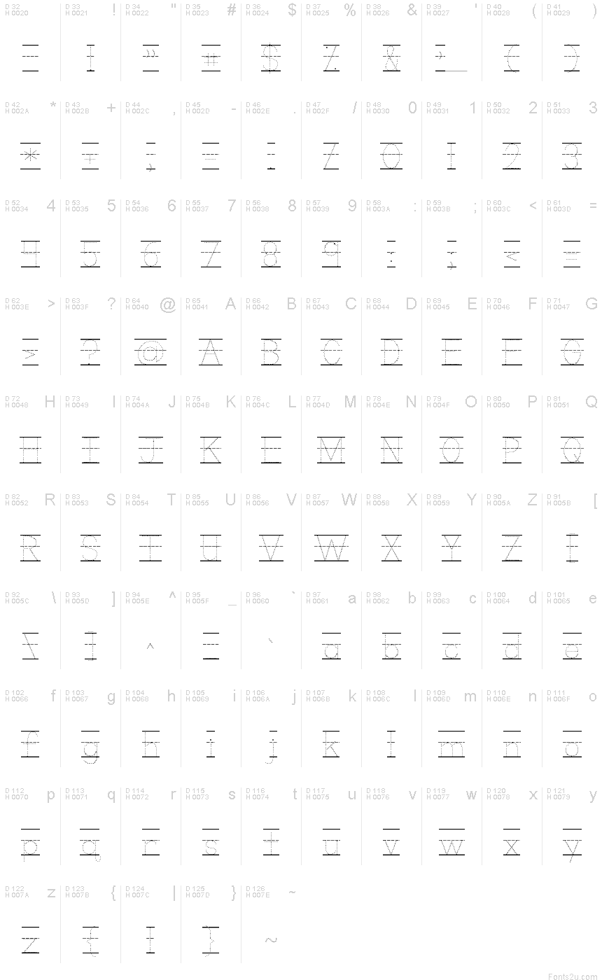 KG Primary Dots Lined font