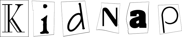 kidnap-font