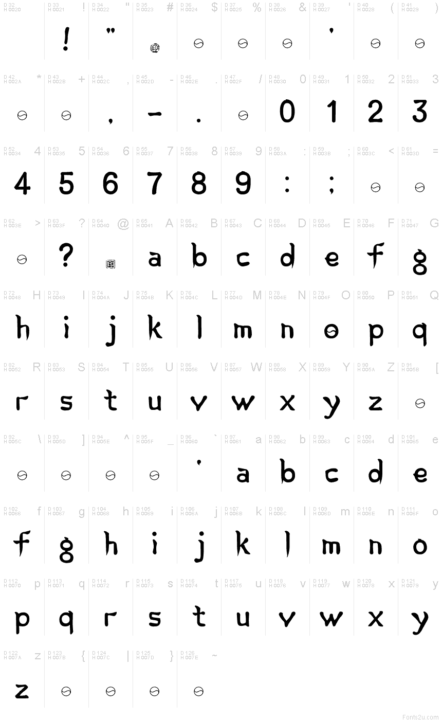 Korean Calligraphy font