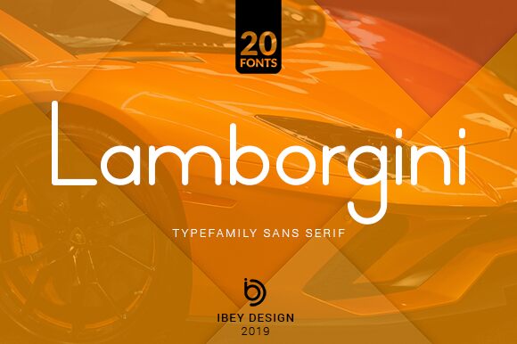 Lamborgini Italic Font